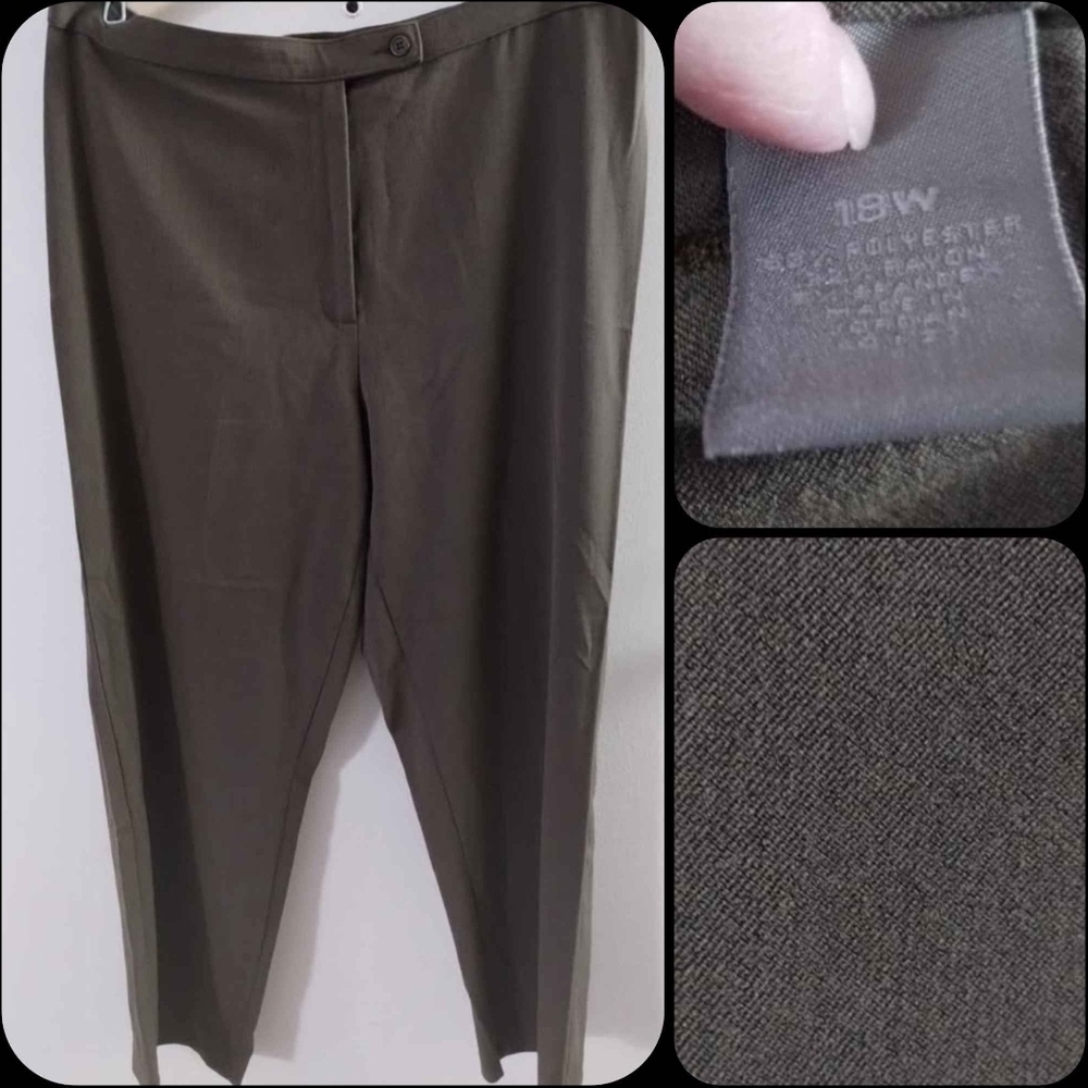 SIZE 18W INVESTMENTS II pants slacks women's ladies (B22)